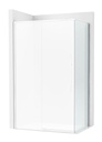 Lateral fijo Brisa LF-C 700x50x2000 mm, cristal transparente, perfil plata brillo, (AM37307012M)