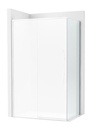 Lateral fijo Brisa LF-C 800x50x2000 mm, cristal transparente, perfil plata brillo, (AM37308012M)