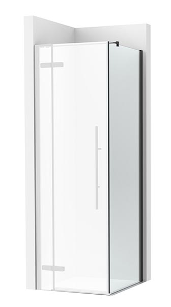[PROCAM37407016M] Lateral fijo Brisa LF 700x50x2000 mm, cristal transparente, perfil negro mate, (AM37407016M)