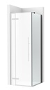 Lateral fijo Brisa LF 700x50x2000 mm, cristal transparente, perfil negro mate, (AM37407016M)