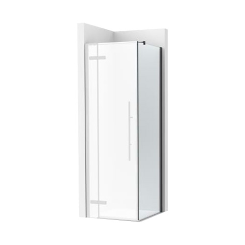 [PROCAM37407516M] Lateral fijo Brisa LF 750x50x2000 mm, cristal transparente, perfil negro mate, (AM37407516M)