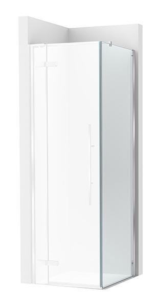 [PROCAM37408012M] Lateral fijo Brisa LF 800x50x2000 mm, cristal transparente, perfil plata brillo, (AM37408012M)