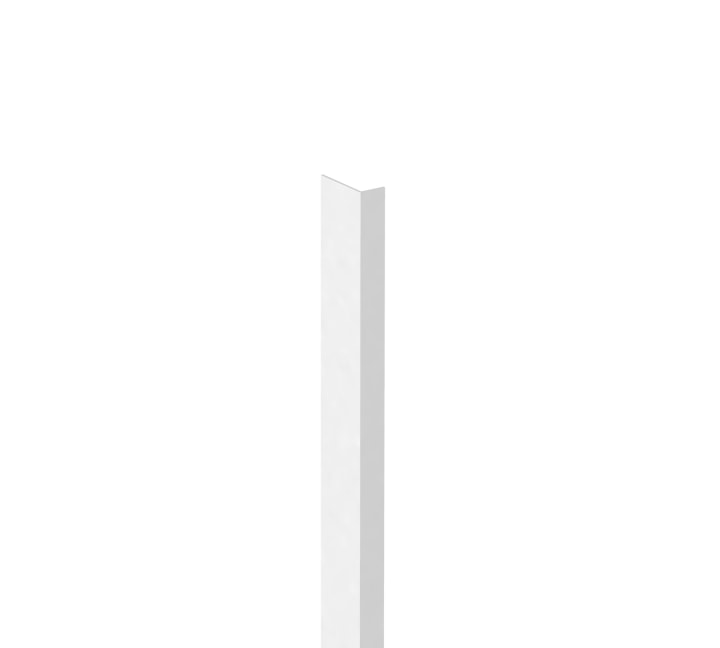 Perfil suplementario horizontal angular Profiles, 50x50x2550 mm, blanco, (AM99006501)