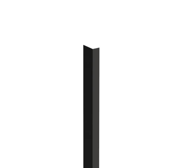 [PROCAM99006506] Perfil suplementario horizontal angular Profiles, 50x50x2550 mm, negro mate cepillado, (AM99006506)