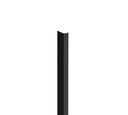 Perfil suplementario horizontal angular Profiles, 50x50x2550 mm, negro mate cepillado, (AM99006506)