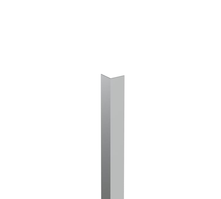 Perfil suplementario horizontal angular Profiles, 50x50x2550 mm, plata mate, (AM99006703)