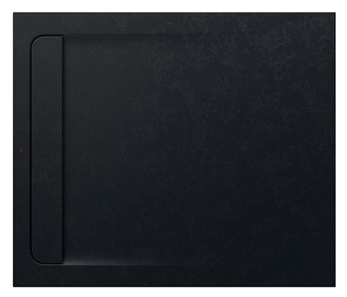 Plato de ducha extraplano de STONEX Aquos 1200x1000x28 mm, negro, (AP6014B03E801400)