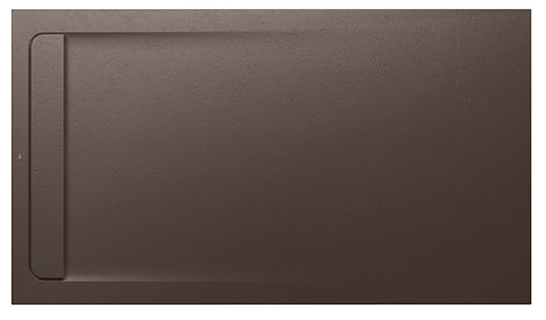 Plato de ducha extraplano de STONEX Aquos 1600x1000x31 mm, café, (AP6016403E801660)