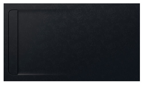 Plato de ducha extraplano de STONEX Aquos 1800x1000x33 mm, negro, (AP6017083E801400)