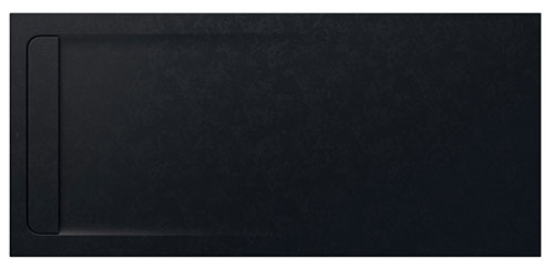 Plato de ducha extraplano de STONEX Aquos 2000x900x35 mm, negro, (AP6017D038401400)