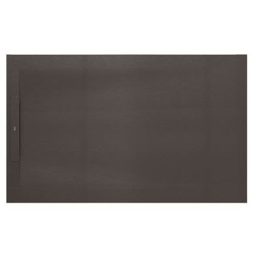 Plato de ducha extraplano de STONEX Pyros 1600x1000x34 mm, café, (AP9016403E801660)