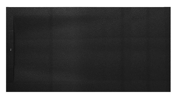 Plato de ducha extraplano de STONEX Pyros 2000x1000x38 mm, negro, (AP9017D03E801400)