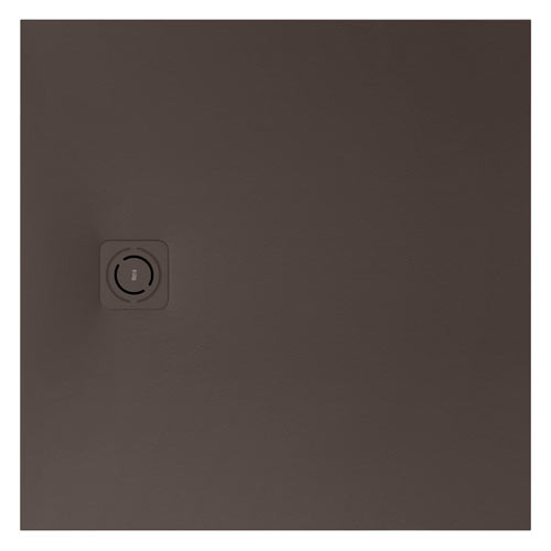 Plato de ducha extraplano de STONEX Terran-N 900x900x28 mm, café, (APA0138438401660)