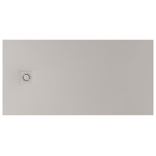 Plato de ducha extraplano de STONEX Terran-N 1200x900x29 mm, perla, (APA014B038401630)