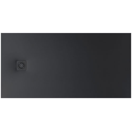 Plato de ducha extraplano de STONEX Terran-N 1600x750x32 mm, negro, (APA016402EE01400)