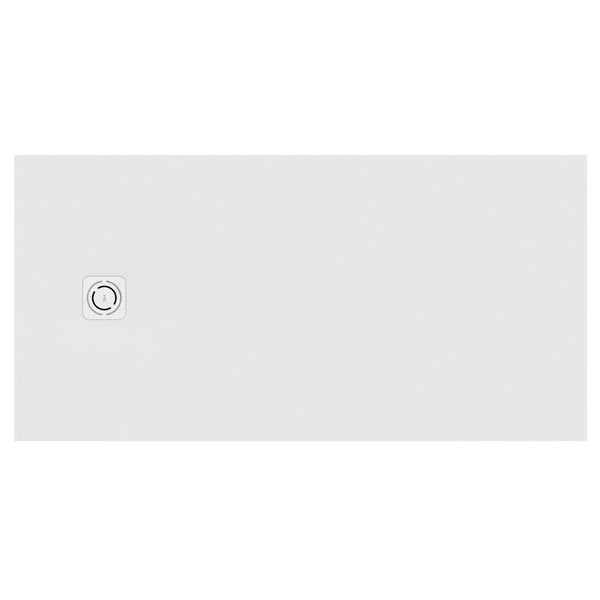 Plato de ducha extraplano de STONEX Terran-N 1600x800x32 mm, blanco, (APA0164032001100)