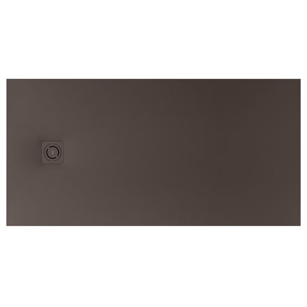 Plato de ducha extraplano de STONEX Terran-N 1600x800x32 mm, café, (APA0164032001660)
