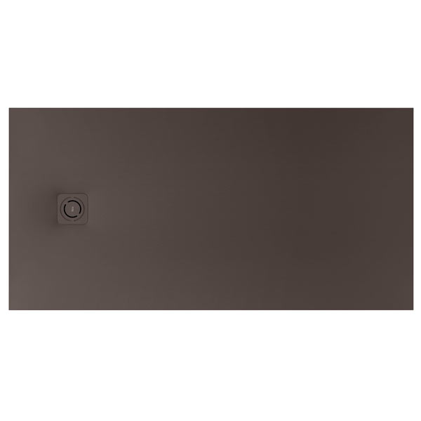 Plato de ducha extraplano de STONEX Terran-N 1800x700x33 mm, café, (APA017082BC01660)