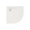Plato de ducha angular extraplano de STONEX Terran-N 900x900x26 mm, blanco (APA0538438401100)