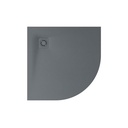Plato de ducha angular extraplano de STONEX Terran-N 900x900x26 mm, pizarra (APA0538438401200)