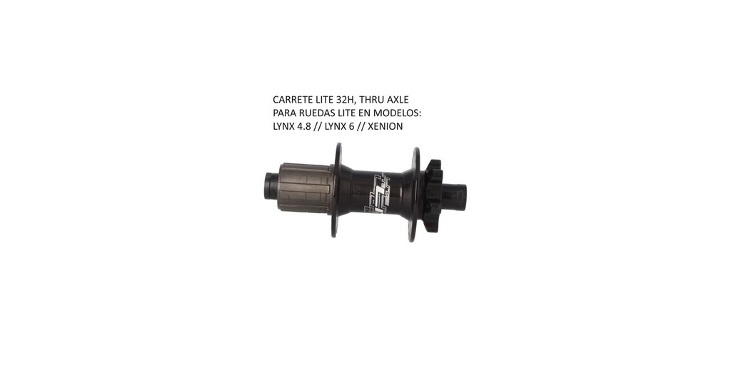 CARRETE TRASERO LITE SHIMANO THRU AXLE 10/11VEL